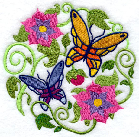 Jacobean Butterfly Circle