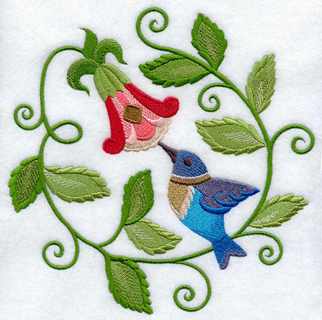 Jacobean Hummingbird Circle