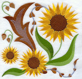 Sunflower Square (Jacobean)