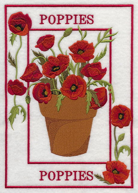 Potted Poppies Medley