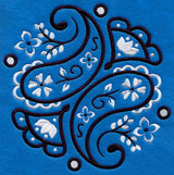 Bandana Paisley Circle