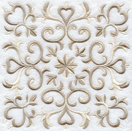 Victorian Scrollwork Square
