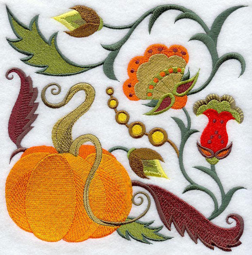 Jacobean Pumpkin Square