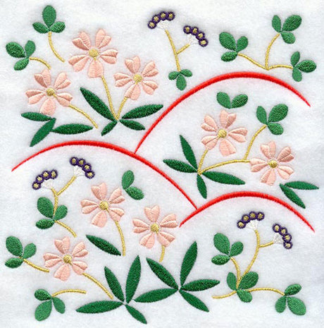 Japanese Cherry Blossom Square