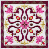 Fans and Flourishes Geometric Square