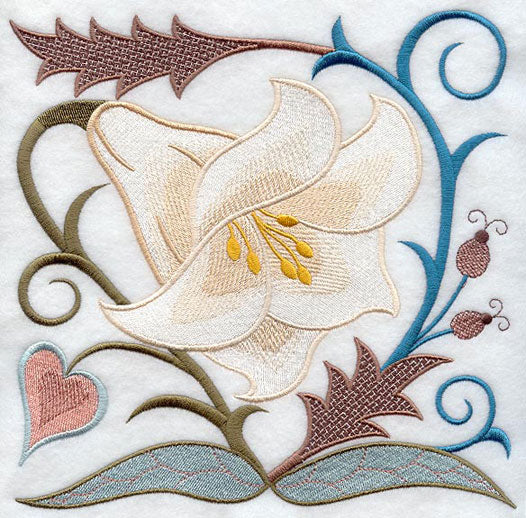 Jacobean Lily Square