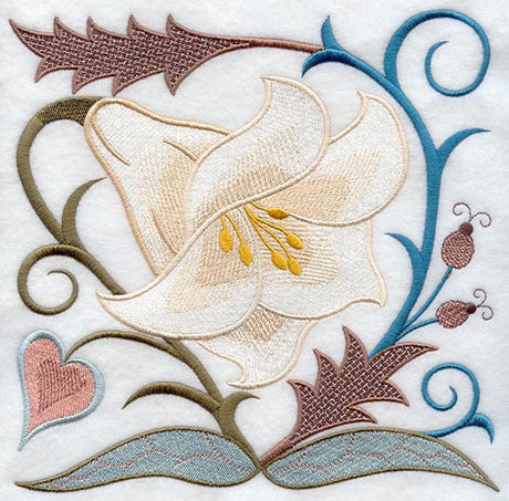 Jacobean Lily Square