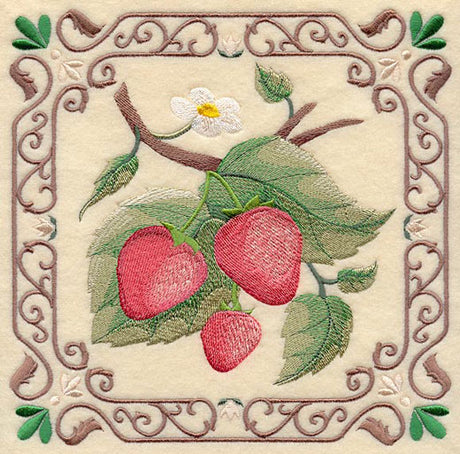Strawberry Fruit Tile