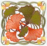 Ginkgo Leaf Square