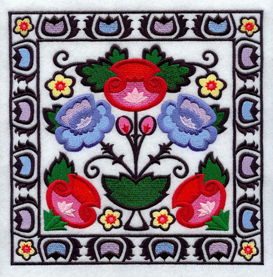 Polish Papercut Square (Wycinanki)