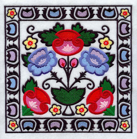 Polish Papercut Square (Wycinanki)