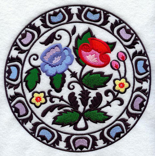 Polish Papercut Circle (Wycinanki)