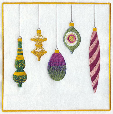 Antique Ornaments Square