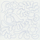 Bird and Flowers Quilting Square 1 (Single Run)