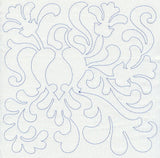 Bird and Flowers Quilting Square 3 (Single Run)