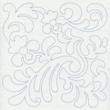 Bird and Flowers Quilting Square 4 (Single Run)