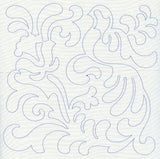 Bird and Flowers Quilting Square 6 (Single Run)