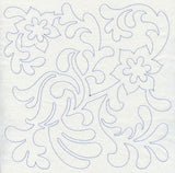 Bird and Flowers Quilting Square 9 (Single Run)