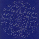 Dreidel Sashiko Square - Shin