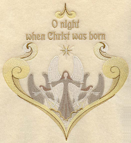 O Holy Night Christmas Carol Diamond