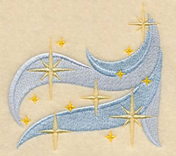 Christmas Blessing - Stars and Swirls