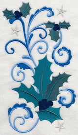 Blue Christmas Holly