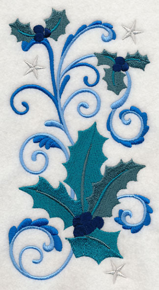 Blue Christmas Holly