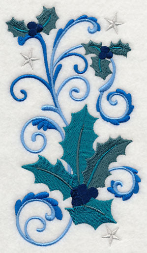 Blue Christmas Holly