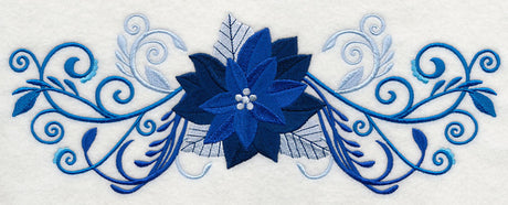 Shades of Blue Poinsettia
