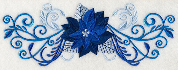 Shades of Blue Poinsettia
