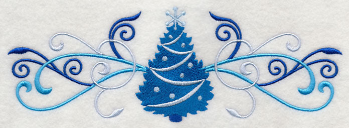 Blue Christmas Tree