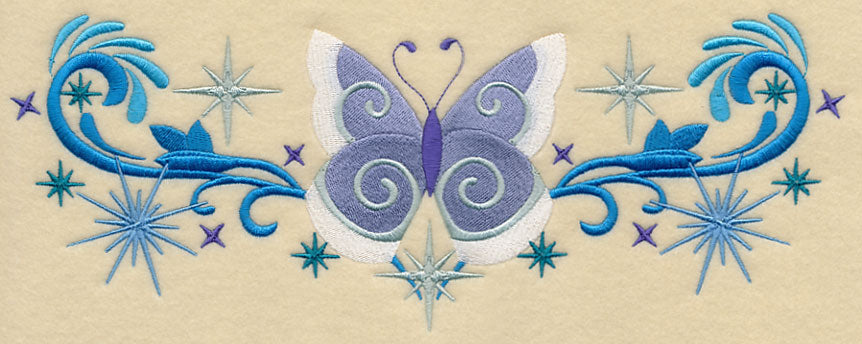 Fa La La Flutterby Border