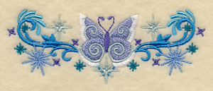 Fa La La Flutterby Border