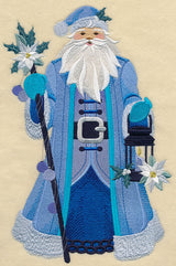 Blue Christmas Santa Claus
