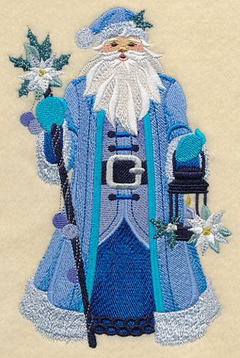 Blue Christmas Santa Claus
