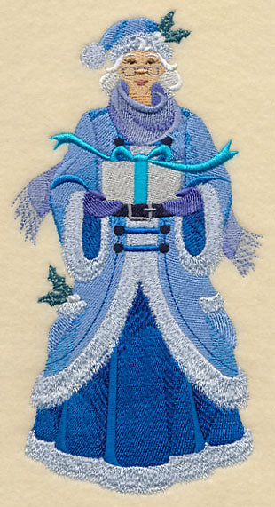 Blue Christmas Mrs. Claus