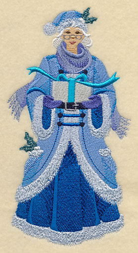 Blue Christmas Mrs. Claus