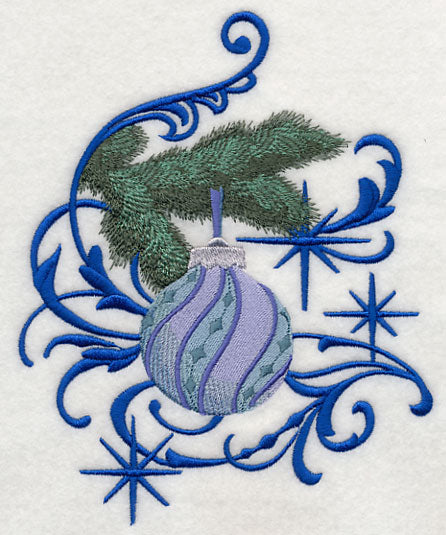 Blue Christmas Ornament and Echo 1