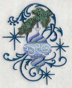 Blue Christmas Ornament and Echo 2