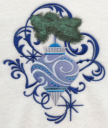 Blue Christmas Ornament and Echo 3