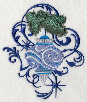 Blue Christmas Ornament and Echo 3