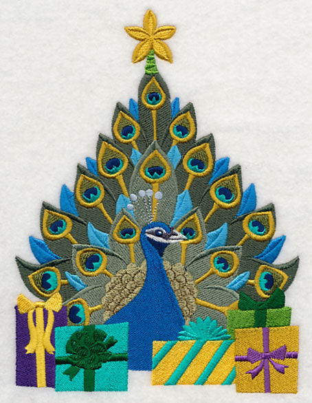 Christmas Peacock Tree