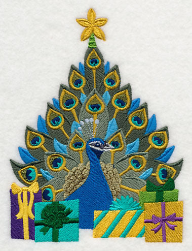 Christmas Peacock Tree