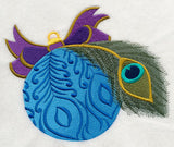 Christmas Peacock Ornament