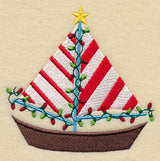 Christmas at the Beach Sailboat