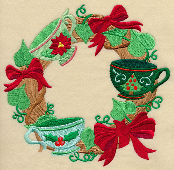 Christmas Teatime Wreath