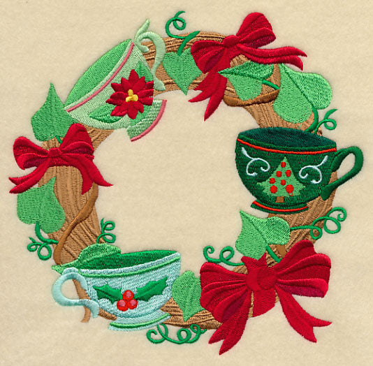 Christmas Teatime Wreath