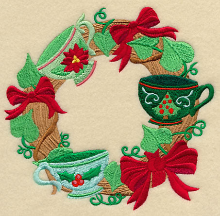 Christmas Teatime Wreath