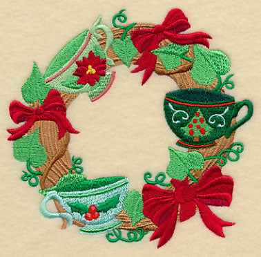 Christmas Teatime Wreath