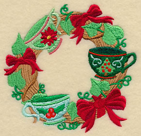 Christmas Teatime Wreath
